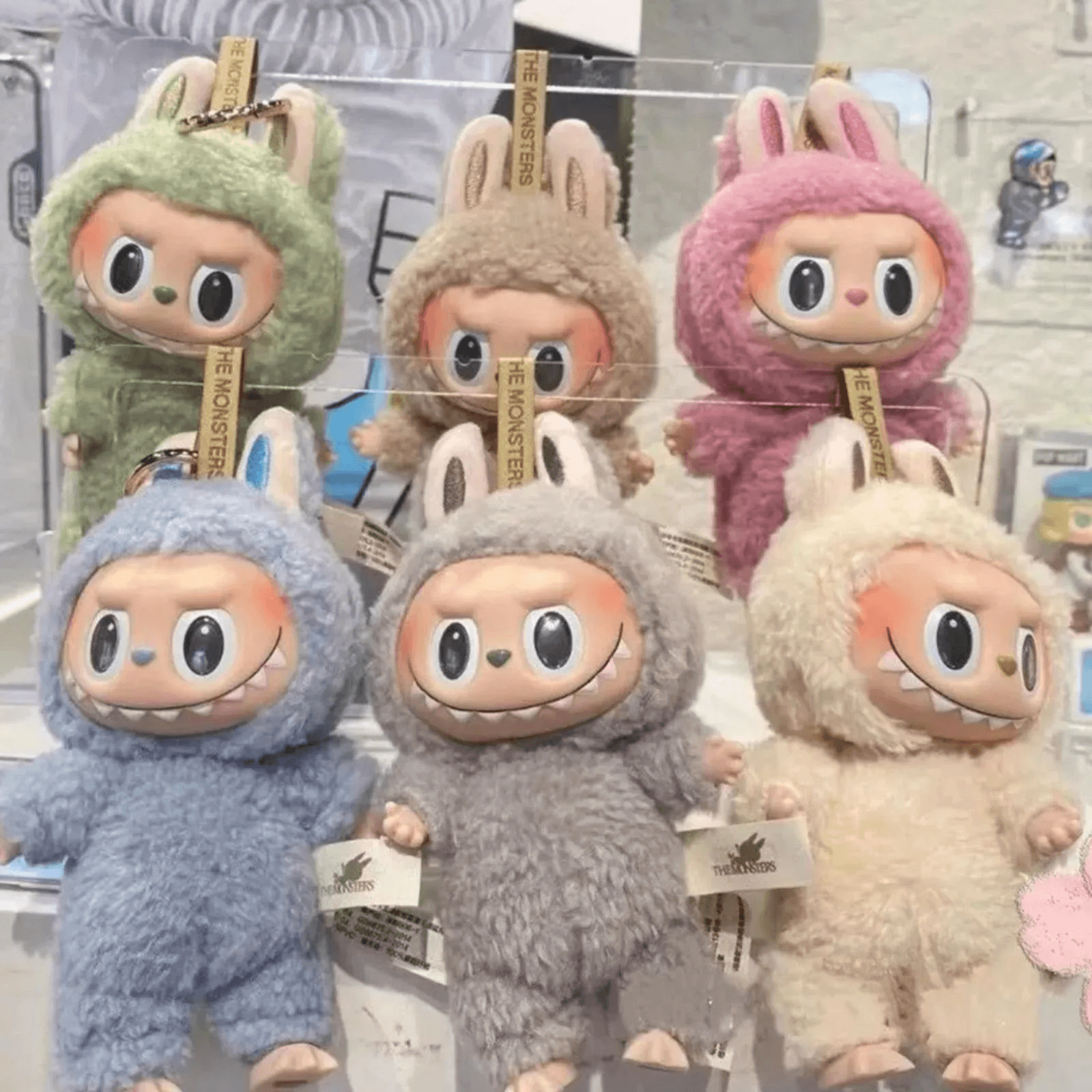 Pop Mart blind boxes featuring Labubu and other Monsters