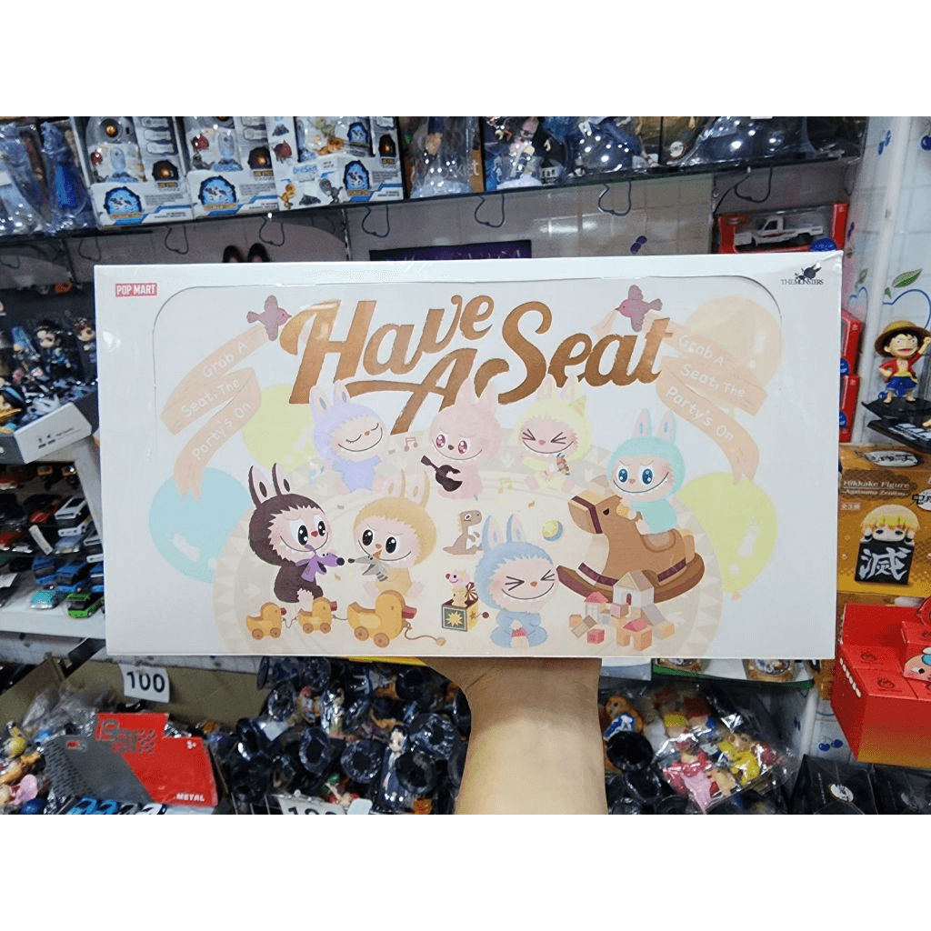 A collector's first Labubu blind box unboxing moment